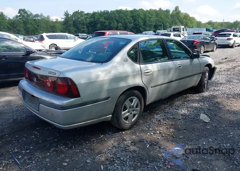2002 Chevrolet Impala из США, поврежденный, VIN 2G1WF52E029167376